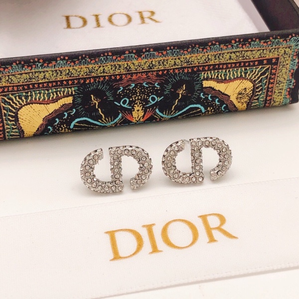 Dior New Fashion Diamond CD Mini Earrings