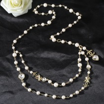 Chanel New Classic Double C Love Pearl Waist Chain Chanel New Classic Double C Love Pearl Waist Chain