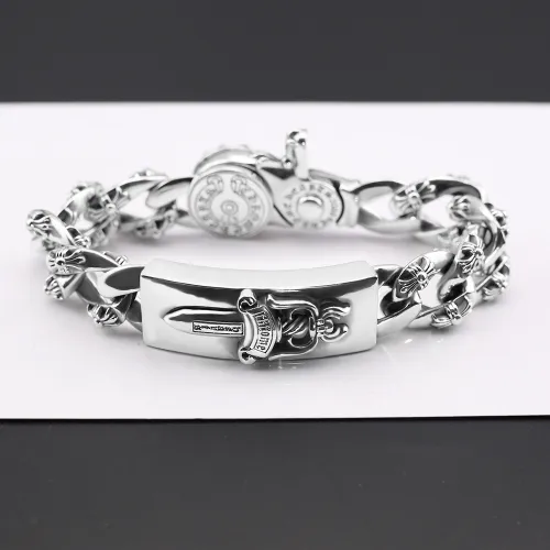 Chrome Hearts New Retro Cross Sword Lobster Buckle Bracelet