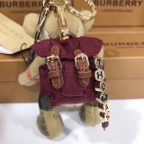 Burberry New Fashion Grid Thomas Teddy Pendant Keychain