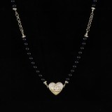 Chanel New Fashion Versatile Gradient Love Waist Chain
