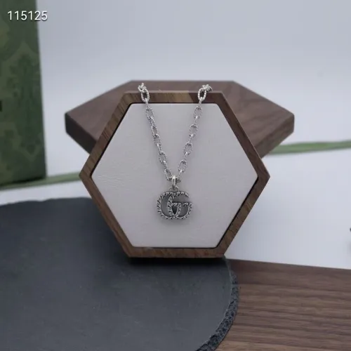 Gucci Classic Retro Double G Pendant Necklace