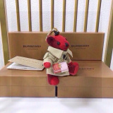 Burberry New Fashion Grid Thomas Teddy Pendant Keychain