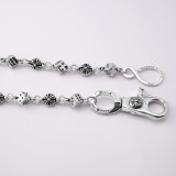 Chrome Hearts New Retro Cross Ball Dice Necklace