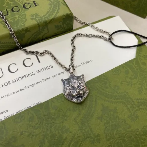 Gucci New Classic Versatile Double G Tiger Head Necklace