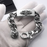 Chrome Hearts New Retro Cross Lobster Buckle Bracelet