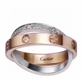 Cartier New Classic Double Loop Cross Ring