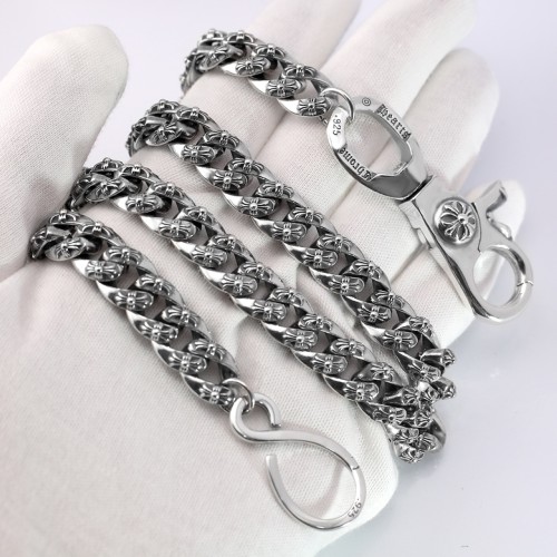 Chrome Hearts New Classic Retro Cross Flower Necklace