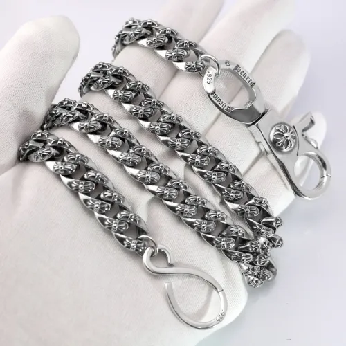 Chrome Hearts New Classic Retro Cross Flower Necklace