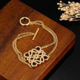 Loewe New Fashion Diamond Logo Bracelet