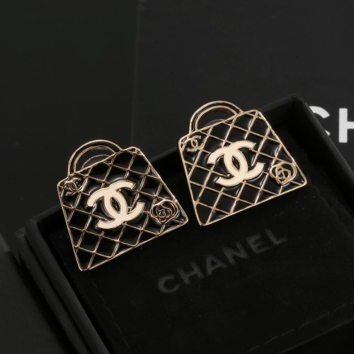 Chanel New Classic Double C Bag Earrings