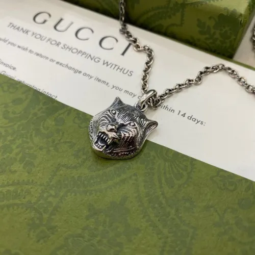 Gucci New Classic Versatile Double G Tiger Head Necklace