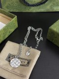 Gucci New Fashion REAL Black Enamel Necklace