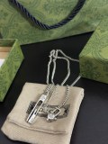 Gucci New Classic Versatile Rectangular Hollow Necklace