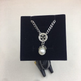 Chrome Hearts Hip Hop Street Style Pearl Pendant Necklace