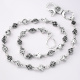 Chrome Hearts New Retro Cross Ball Dice Necklace