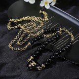 Chanel New Fashion Versatile Gradient Love Waist Chain