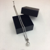 Chrome Hearts Hip Hop Street Style Pearl Pendant Necklace
