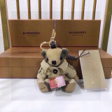 Burberry New Fashion Grid Thomas Teddy Pendant Keychain