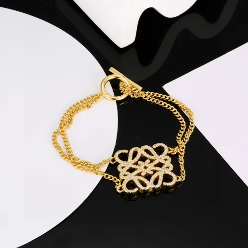 Loewe New Fashion Diamond Logo Bracelet