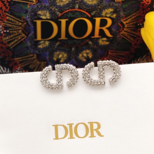 Dior New Fashion Diamond CD Mini Earrings