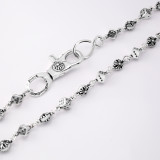 Chrome Hearts New Retro Cross Ball Dice Necklace
