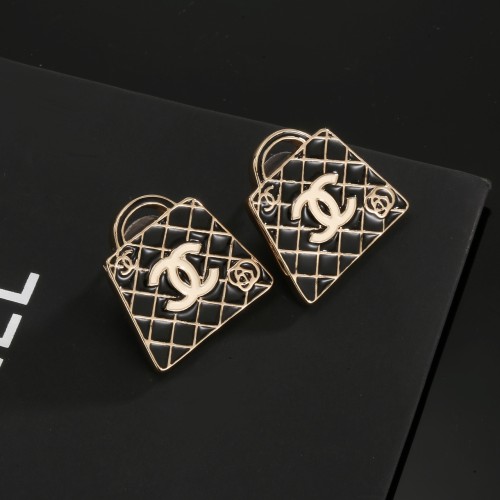 Chanel New Classic Double C Bag Earrings