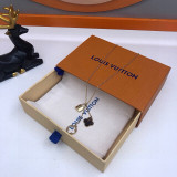 Louis Vuitton New Four Leaf Clover Old Flower Concentric Lock Necklace