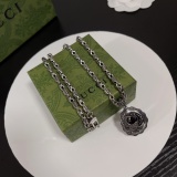 Gucci New Classic Retro Double G Eagle Pendant Necklace