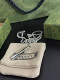 Gucci New Classic Versatile Rectangular Hollow Necklace