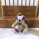 Burberry New Fashion Grid Thomas Teddy Pendant Keychain