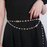 Chanel New Classic Double C Love Pearl Waist Chain