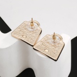 Chanel New Classic Double C Bag Earrings