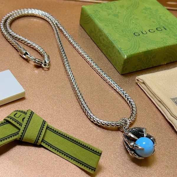 Gucci New Couple Personalized Retro Double G Necklace