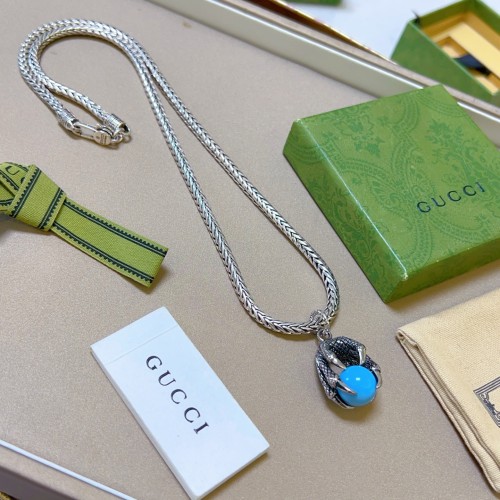Gucci New Couple Personalized Retro Double G Necklace