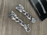 Chrome Hearts Unisex Retro Cross Flower Lobster Buckle Bracelet