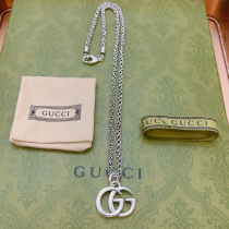 Gucci New Couple Classic Retro Double G Necklace Gucci New Couple Classic Retro Double G Necklace