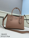 Prada New Classic Triangle Logo Lychee Pattern Leather Shopping Bag Handbag Size: 30x22x14 CM