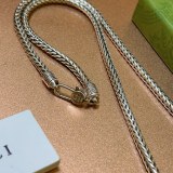 Gucci New Couple Personalized Retro Double G Necklace