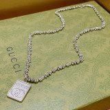 Gucci Anger Forest Collection Double G Pattern Vintage Necklace