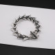 Chrome Hearts Unisex Punk Retro Keel OT Buckle Bracelet