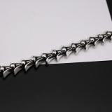 Chrome Hearts Unisex Punk Retro Keel OT Buckle Bracelet