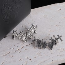 Chrome Hearts Unisex Retro Cross Earnail Earbone Clip