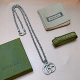 Gucci New Couple Classic Retro Double G Necklace