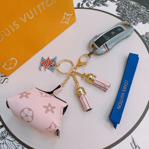 Louis Vuitton New Classic Logo Keychain Versatile Wallet