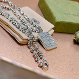 Gucci Anger Forest Collection Double G Pattern Vintage Necklace