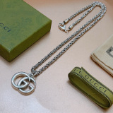 Gucci New Couple Classic Retro Double G Necklace