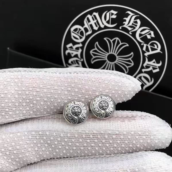Chrome Hearts New Unisex Retro Horseshoe Earrings
