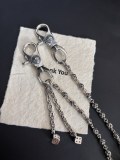 Chrome Hearts Classic Cross Bag Chain Lobster Dice Waist Chain