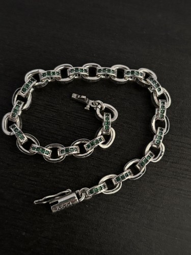 Chrome Hearts Classic Retro Letter Diamond Bracelet